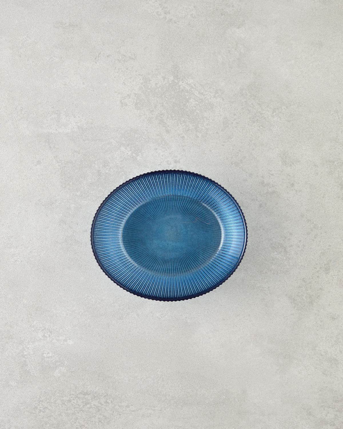 Olith Cam Kase 16 cm Mavi