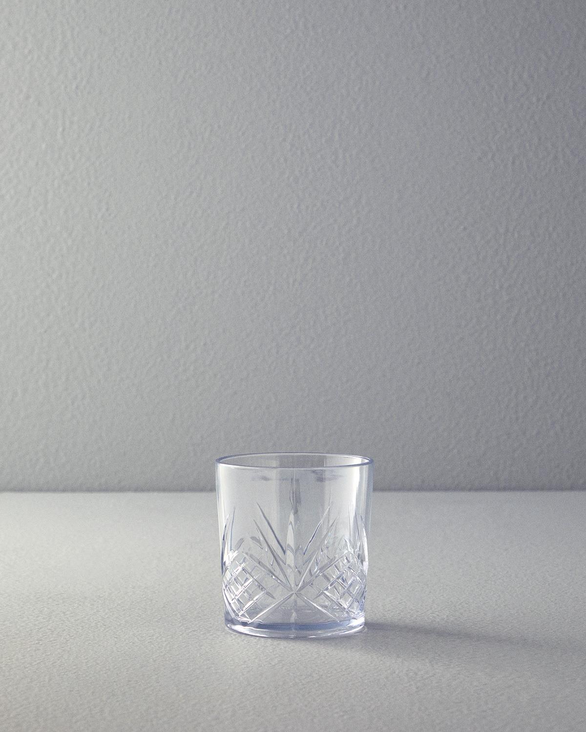 Olivia Akrilik Bardak 325 ml Şeffaf