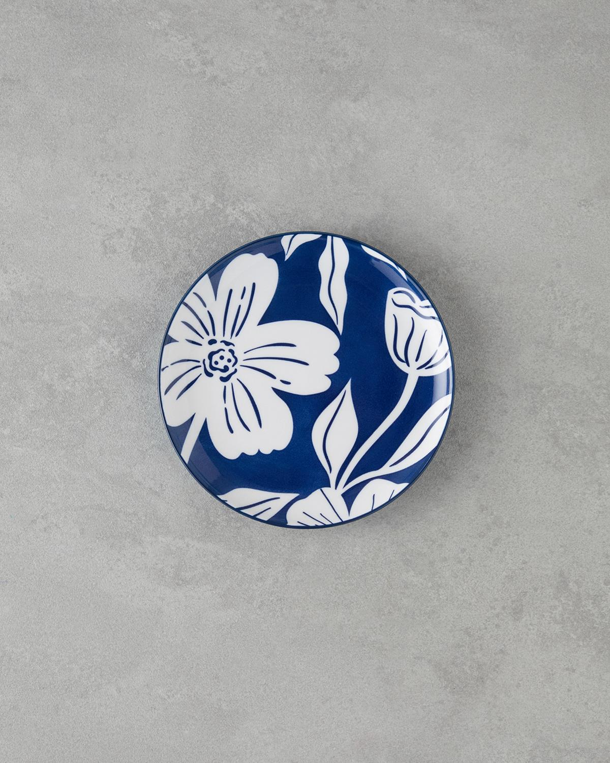 Ophelia Porselen Pasta Tabağı 15 cm Mavi-Beyaz