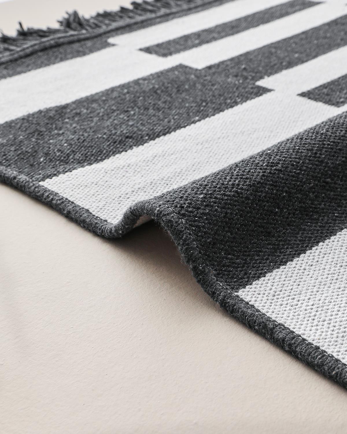 Ottica Dokuma Kilim 80x150 cm Antrasit