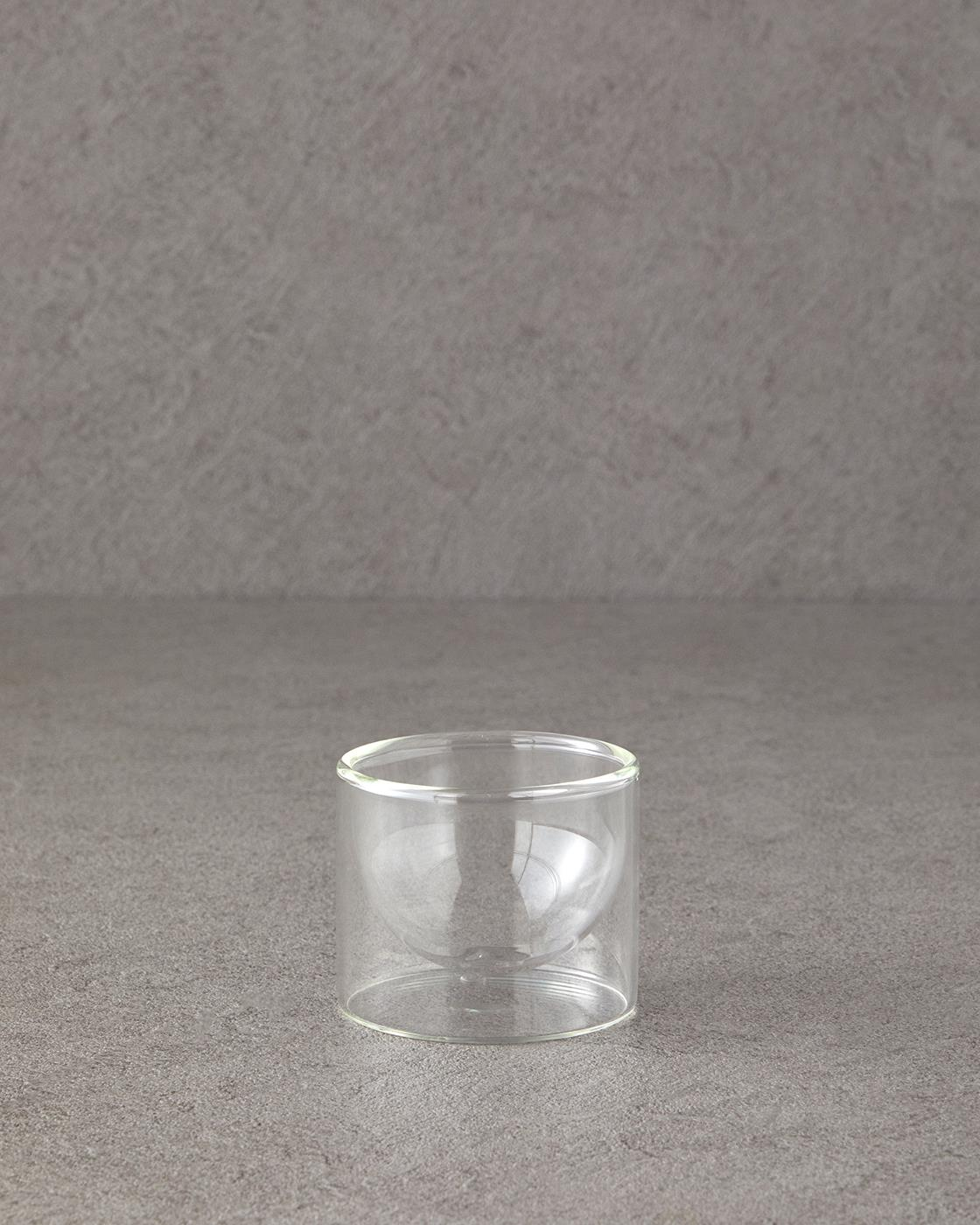 PALAU Borosilikat Double Wall Bardak 120 ml Şeffaf