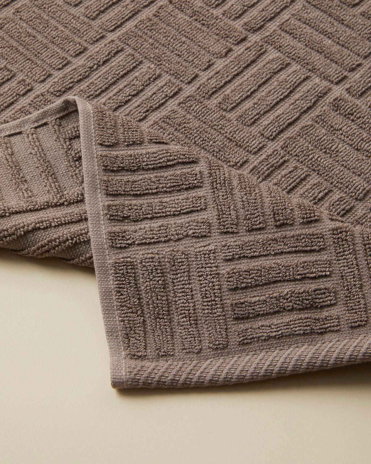 Panera Pamuk Ayak Havlusu 50x85 cm Sisli Kahve