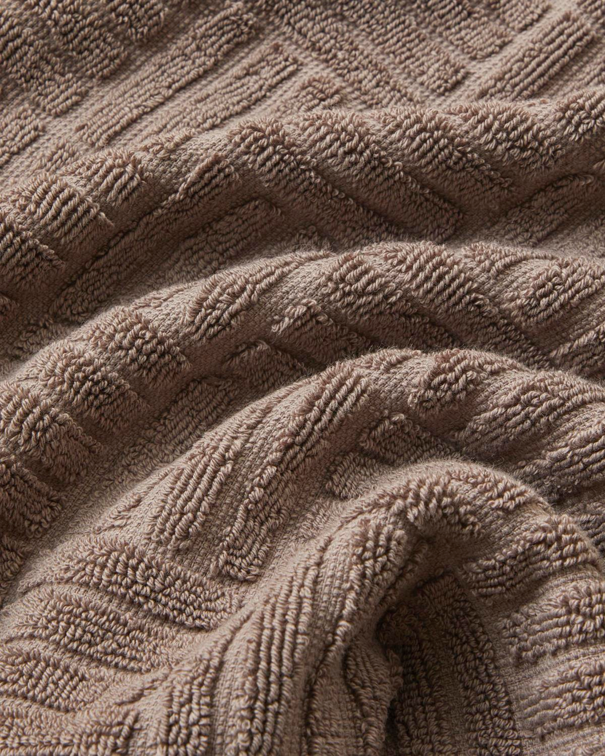 Panera Pamuk Ayak Havlusu 50x85 cm Sisli Kahve