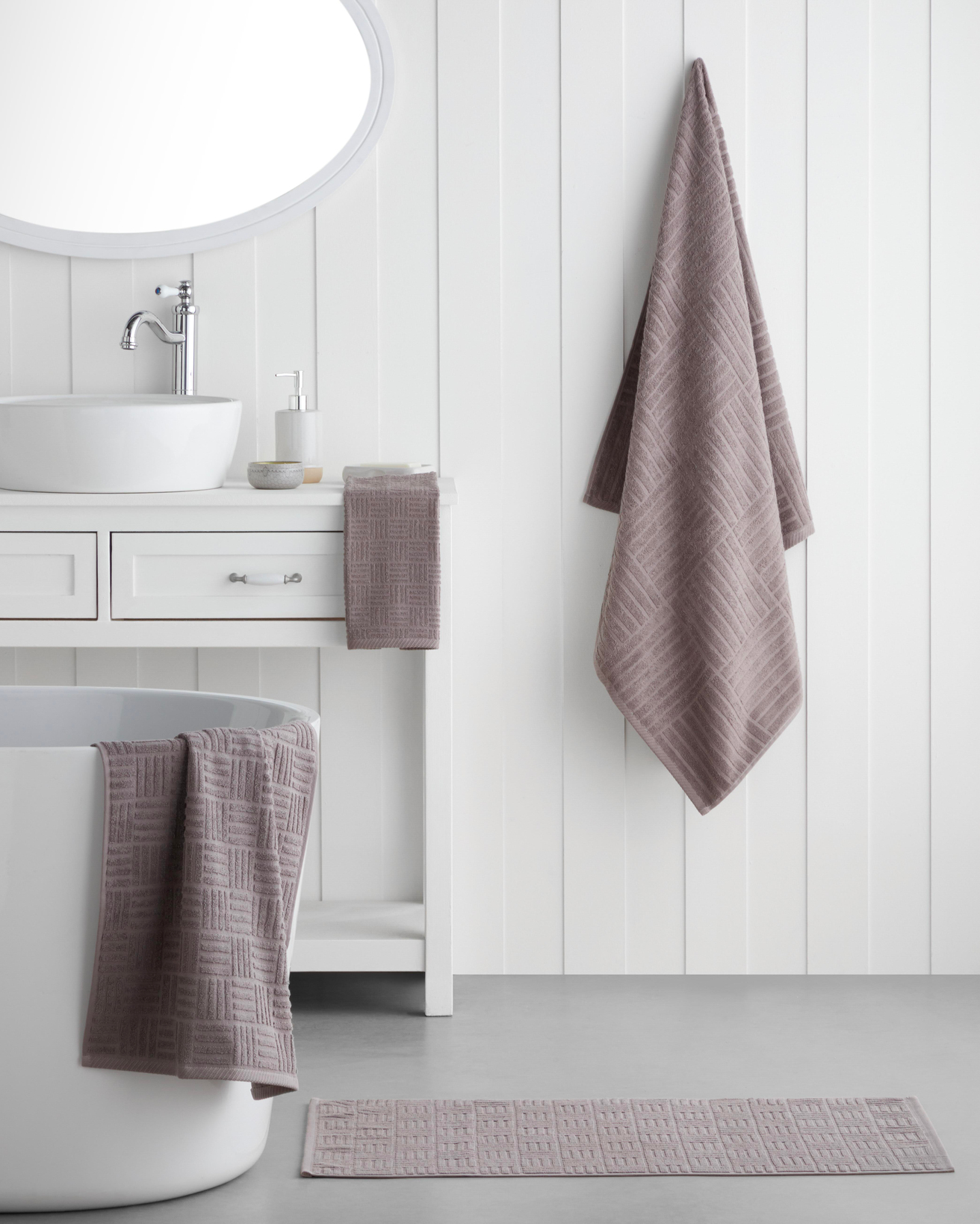 Panera Pamuk Banyo Havlusu 90x150 cm Sisli Kahve