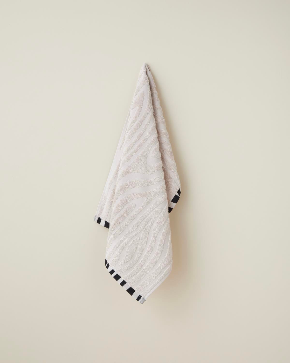 Panthera Pamuk Yüz Havlusu 50x80 cm Ekru