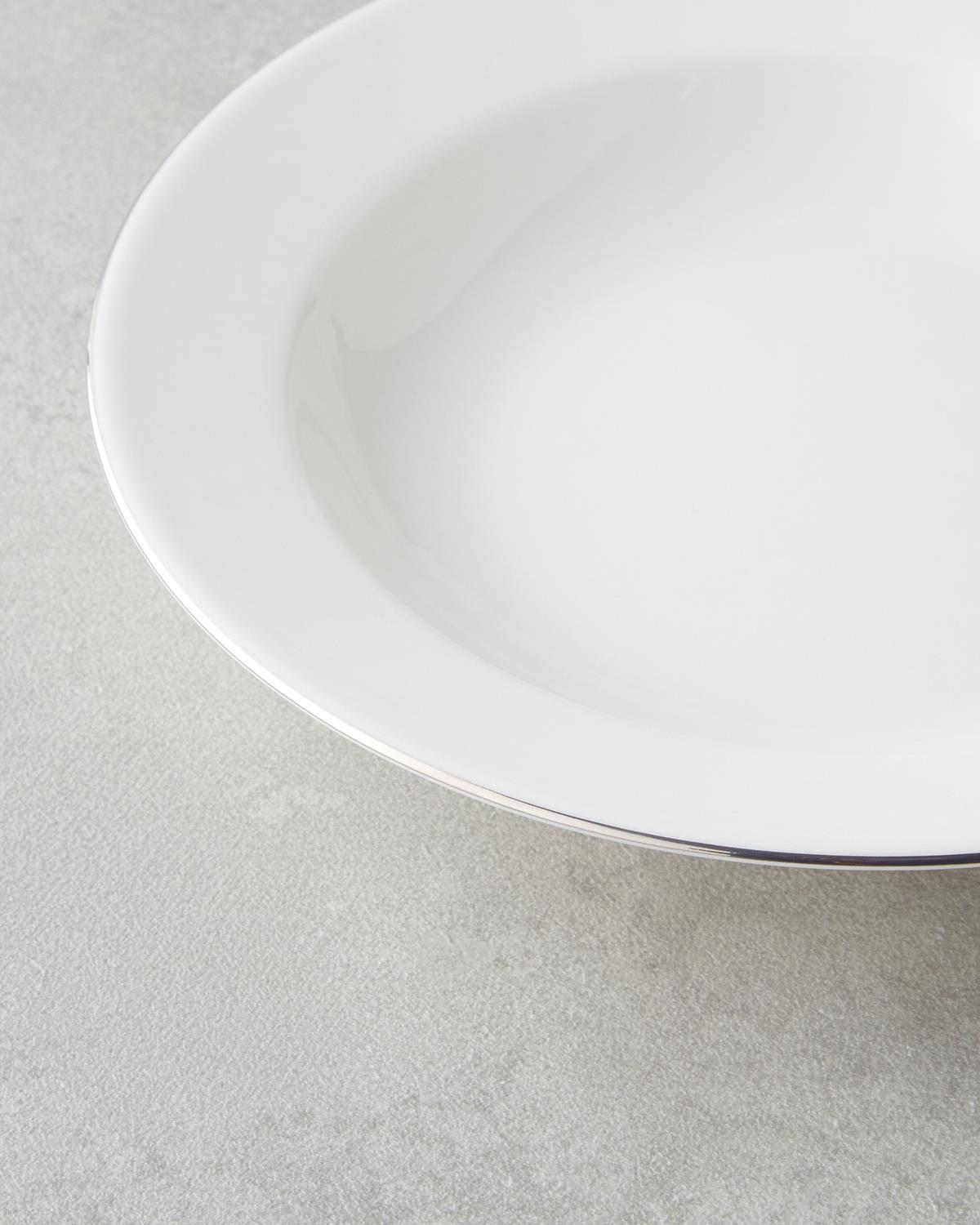 Parma Porselen Yemek Takımı 12 Parça 4 Kişilik Silver