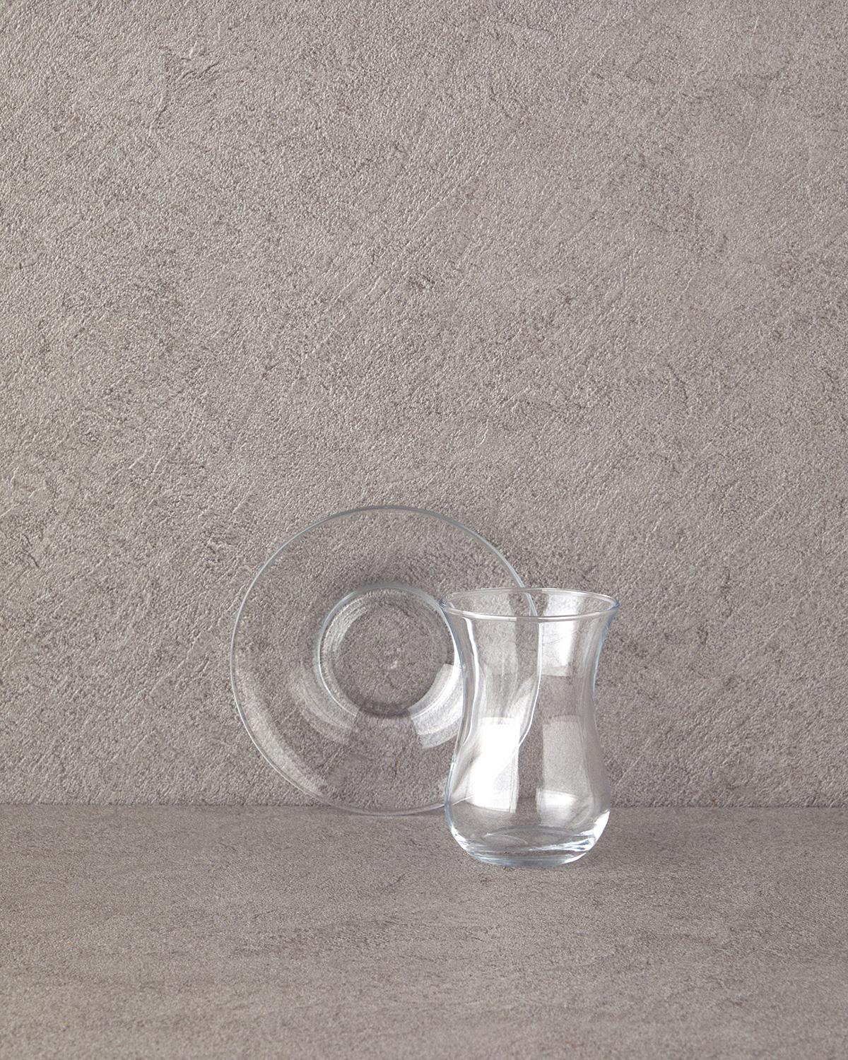 Paşabahçe-İzmir Cam 6'lı Çay Seti 165 ml Şeffaf