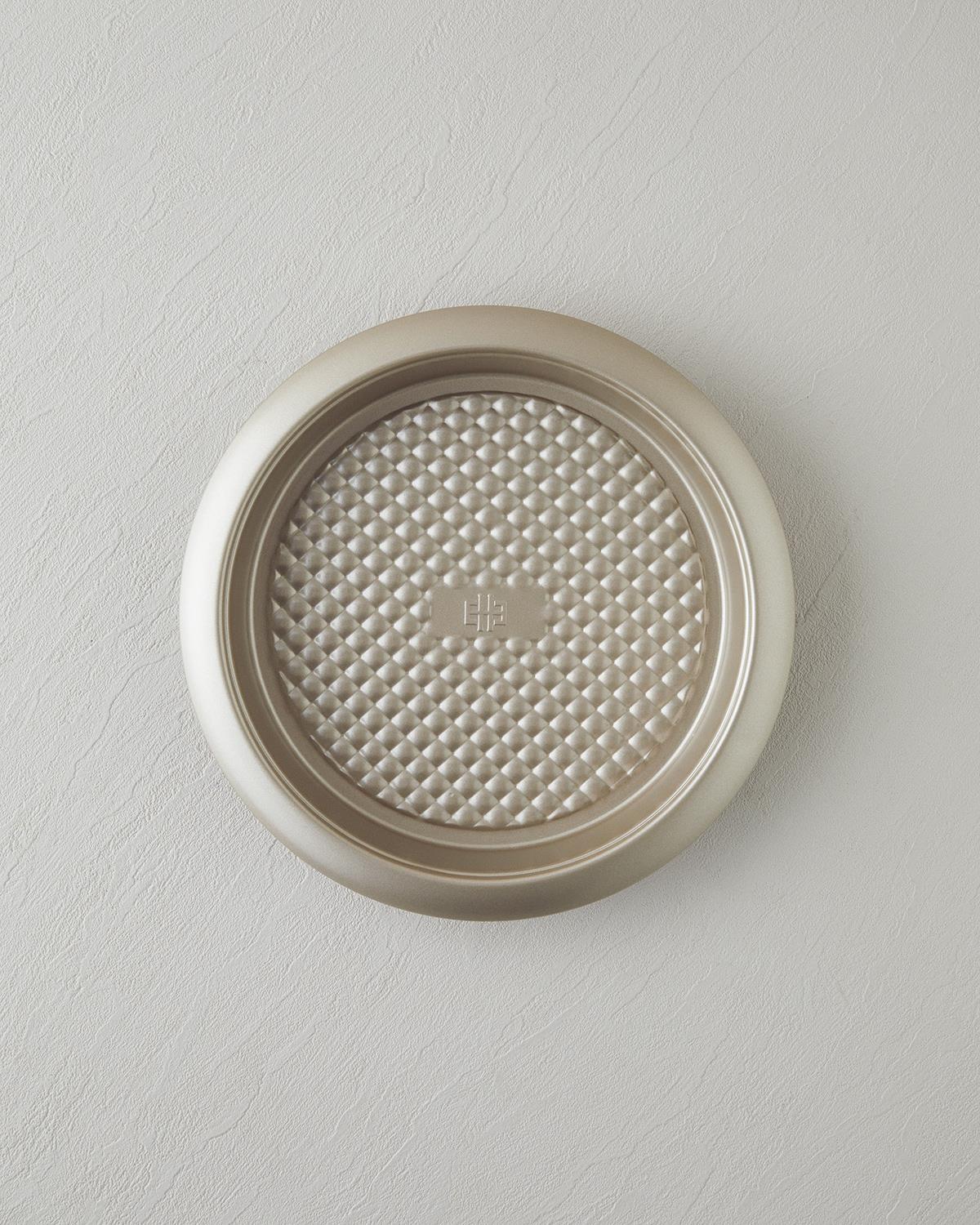 Patisserie Elaris Karbon Çelik Yuvarlak Kek Kalıbı 27x4,5 cm Şampanya