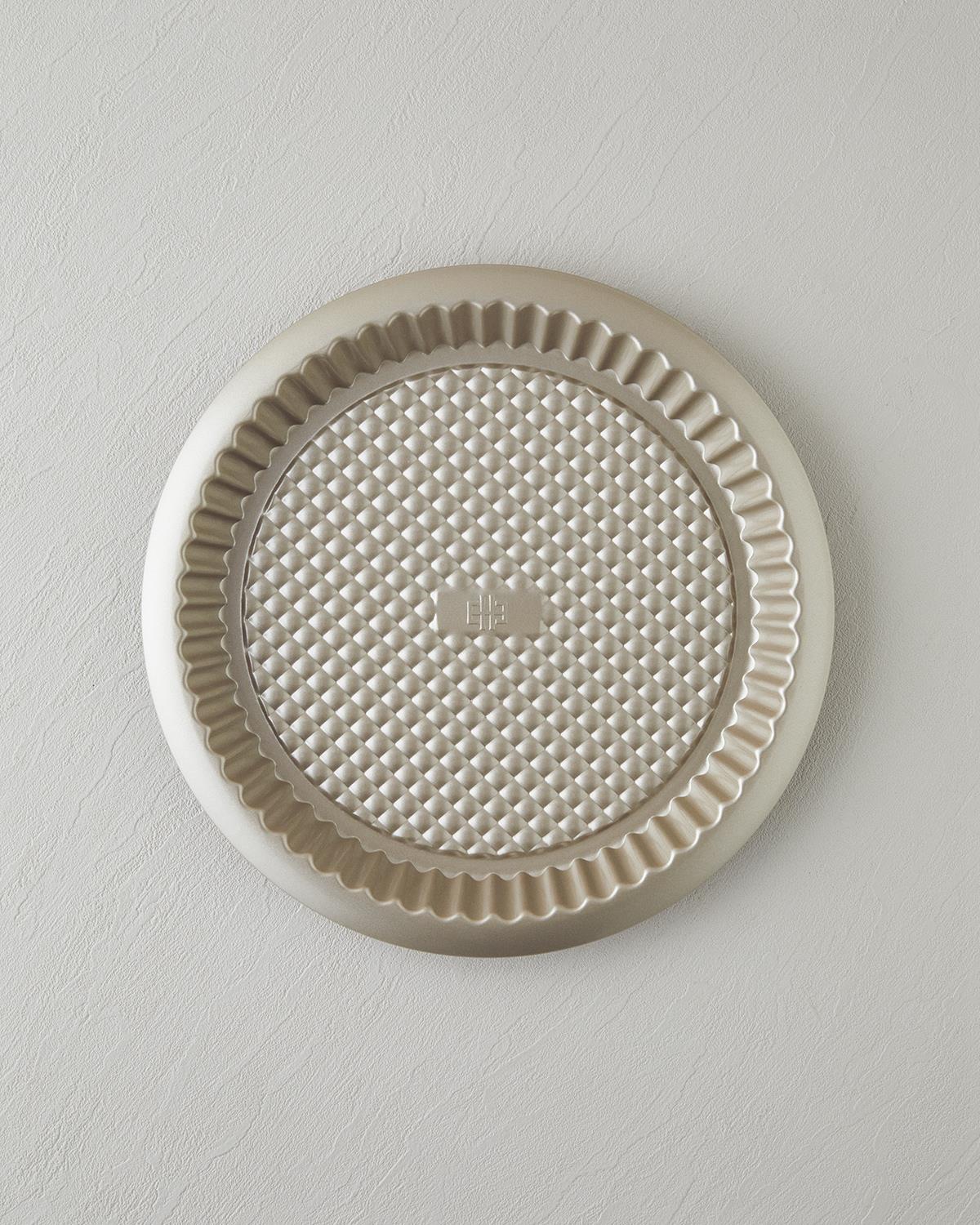 Patisserie Harmonia Karbon Çelik Tart Kek Kalıbı 32x2,5 cm Şampanya