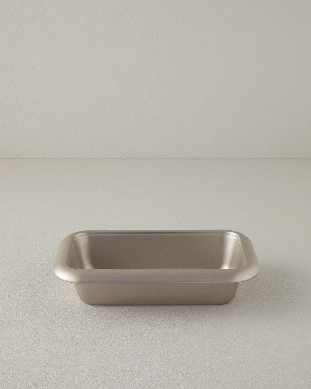 Patisserie Sigrid Karbon Çelik Baton Kek Kalıbı 28x17 cm Şampanya
