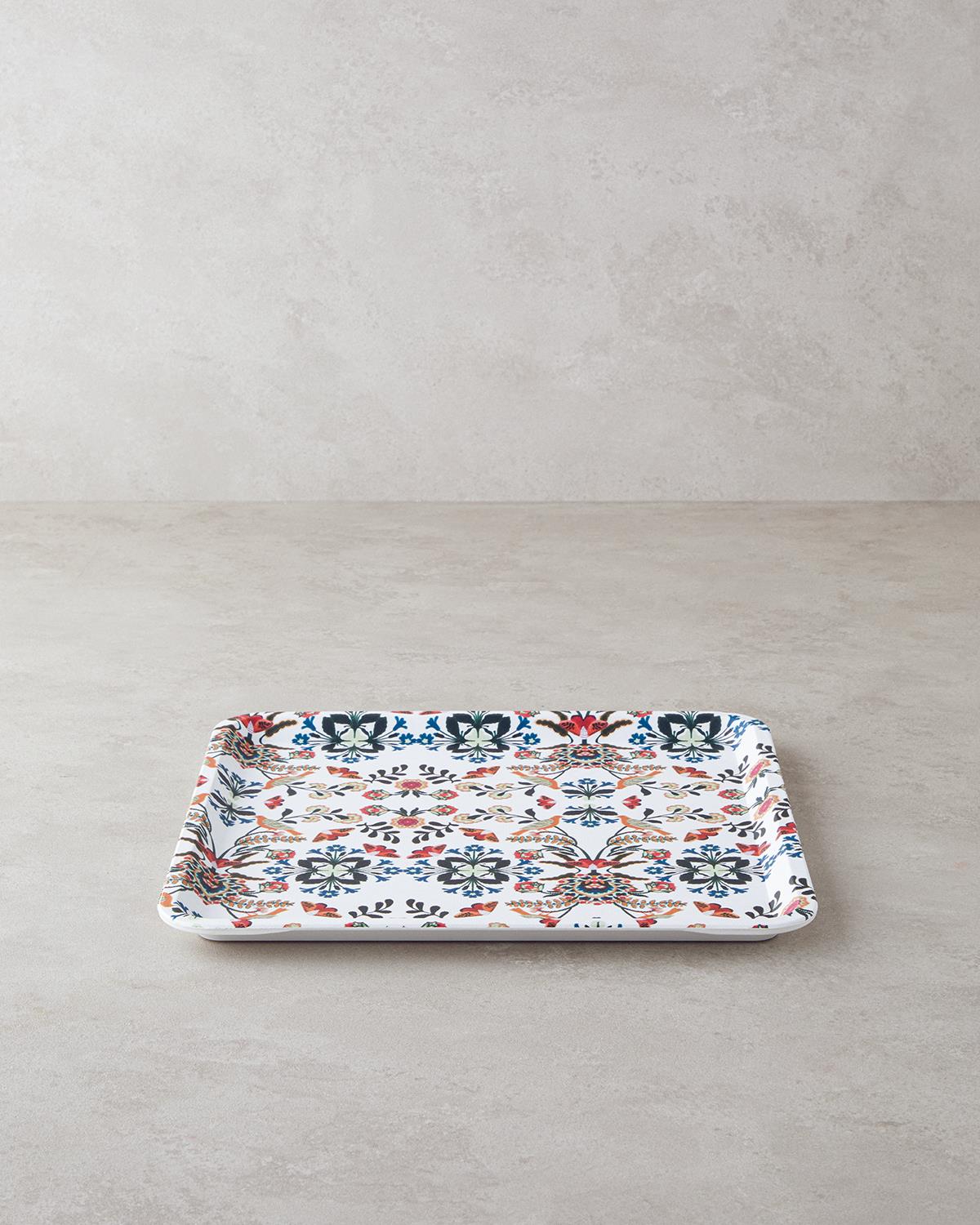 Perfection Plastik Tepsi 32,5x32,5 cm Krem