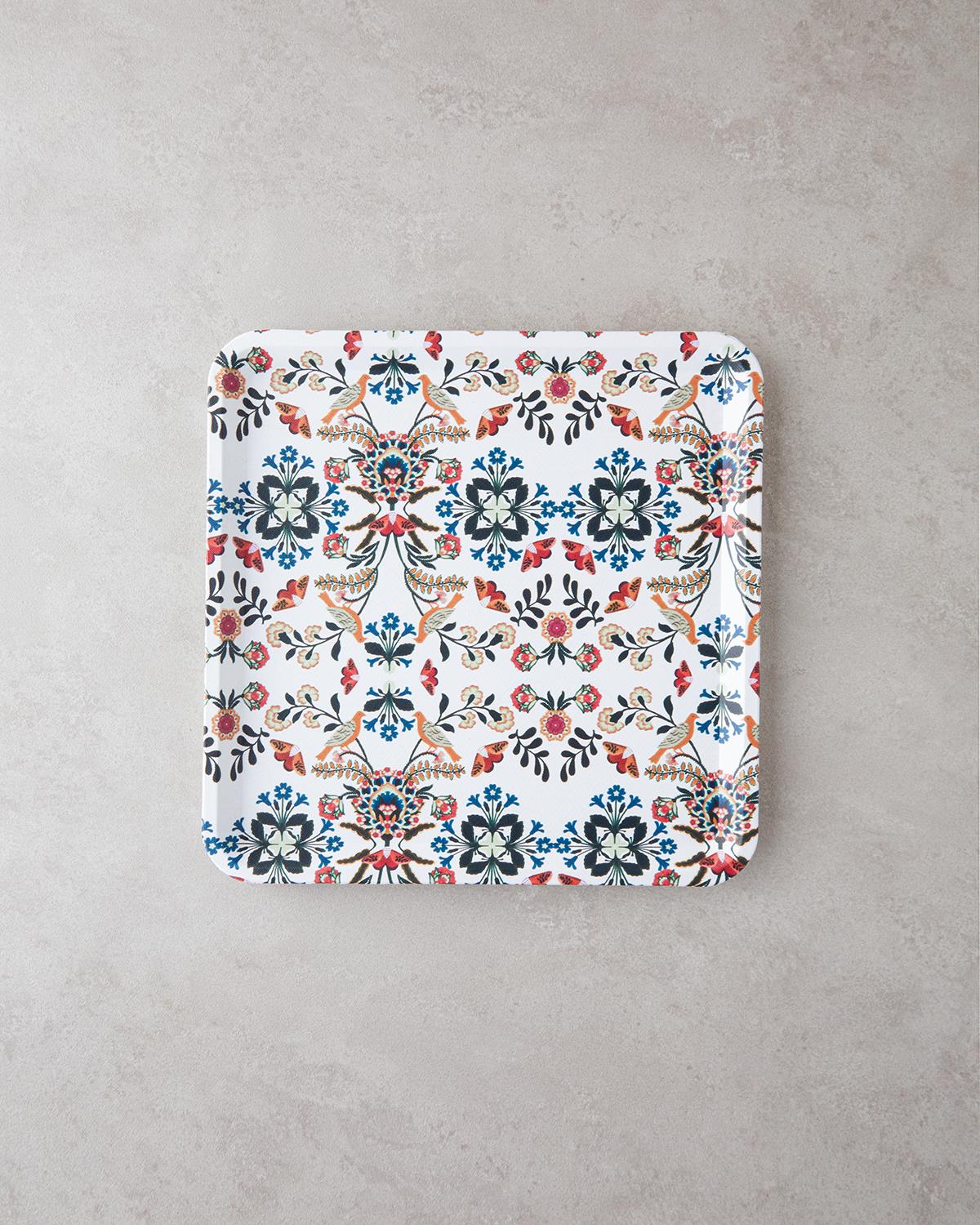 Perfection Plastik Tepsi 32,5x32,5 cm Krem