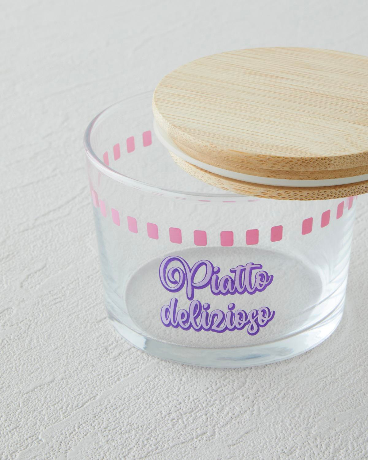 Piatto Cest Cam 2'li Baharatlik 220 ml - 220 ml Pembe - Lila