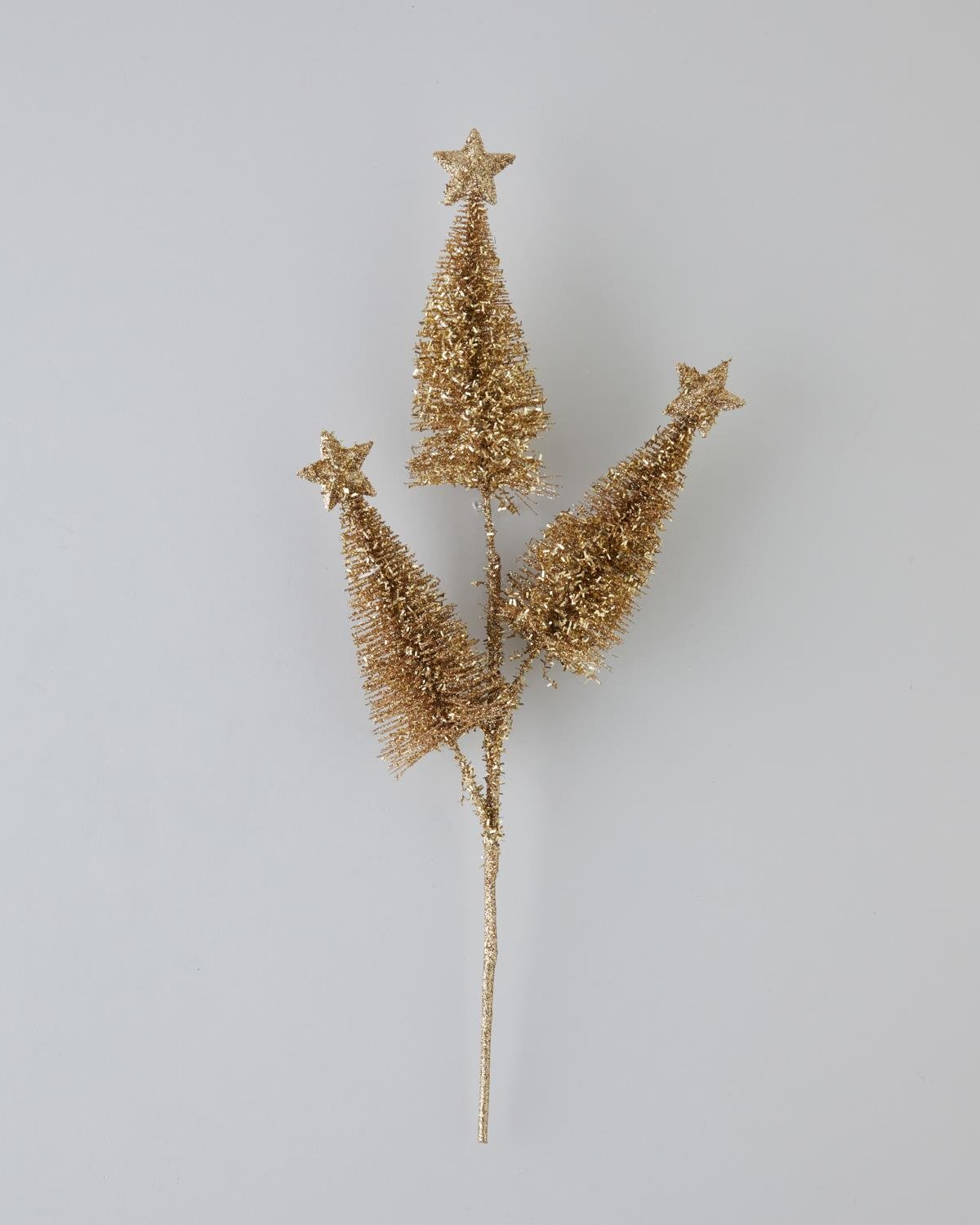 Pine Needle Tek Dal Yapay Çiçek 61 cm Gold