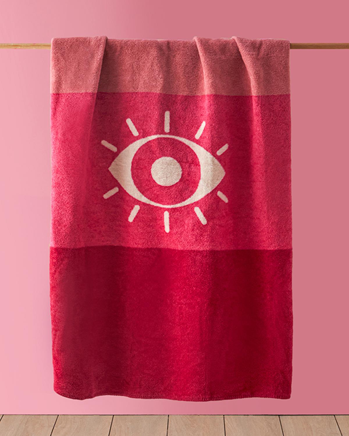 Pink Hope Akrilik Tv Battaniyesi Pembe