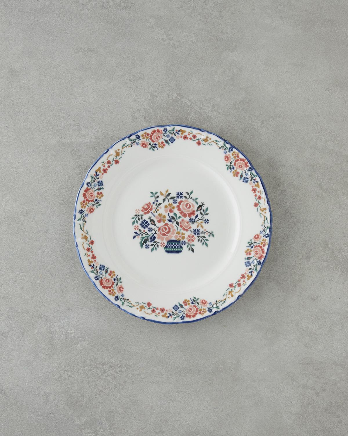 Pixel Porselen Yemek Takımı 12 Parça 4 Kişilik Renkli