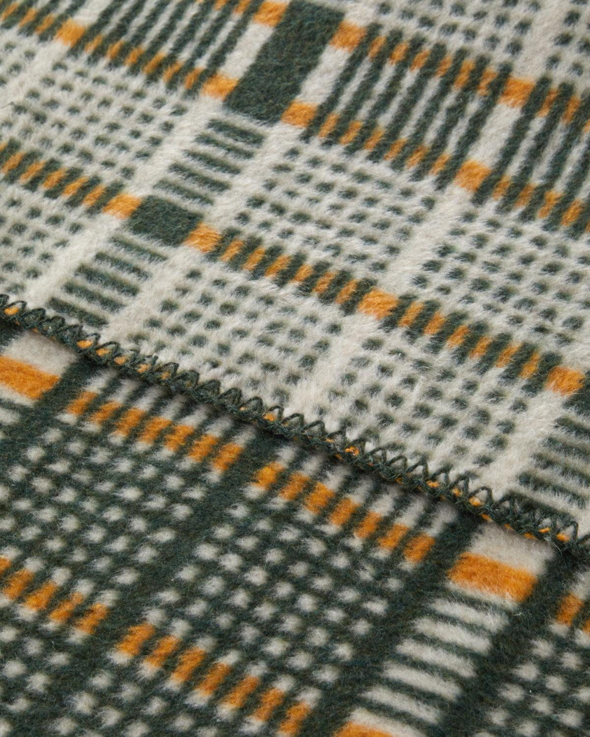 Plaid Tale Pamuk Akrilik Tek Kişilik Battaniye 150x200 cm Koyu Yeşil