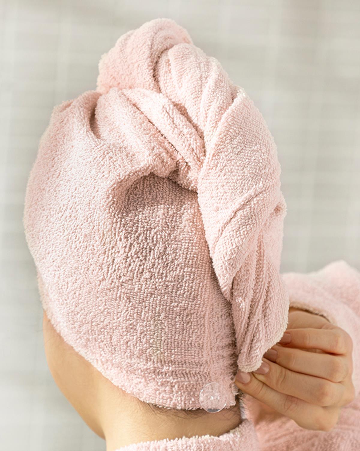 Plain Pamuklu Saç Bonesi Standart Açık Pembe