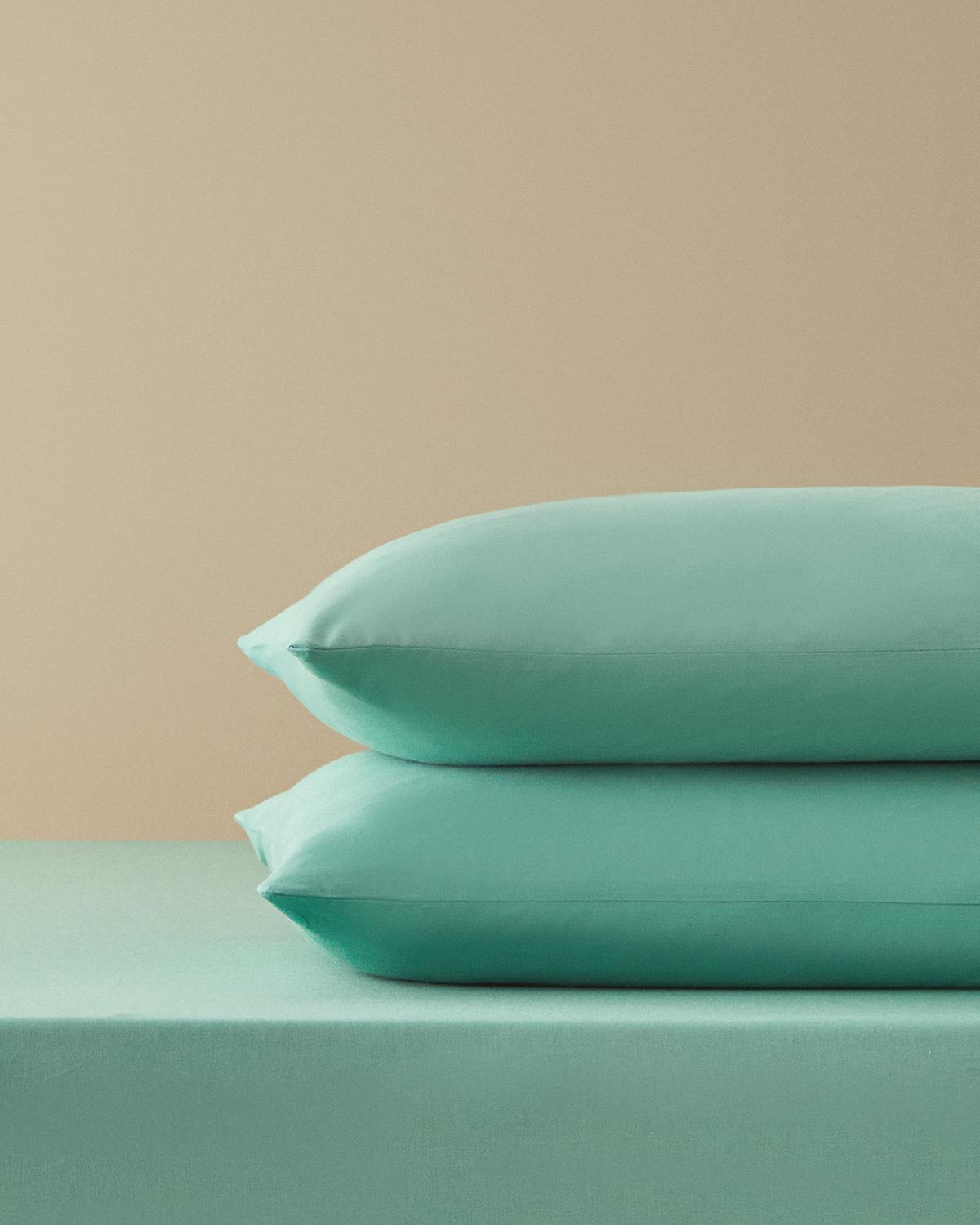 Plain Tek Kişilik Lastikli Çarşaf Takımı Yeşil