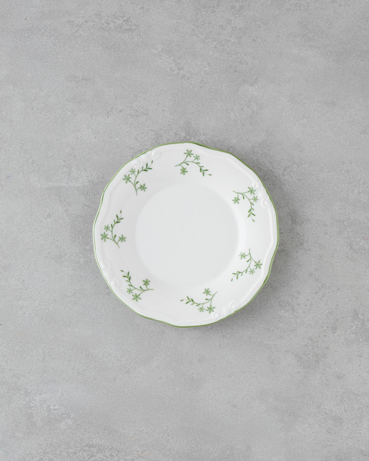 Plantopia Porselen Yemek Takımı 24 Parça 6 Kişilik Yeşil