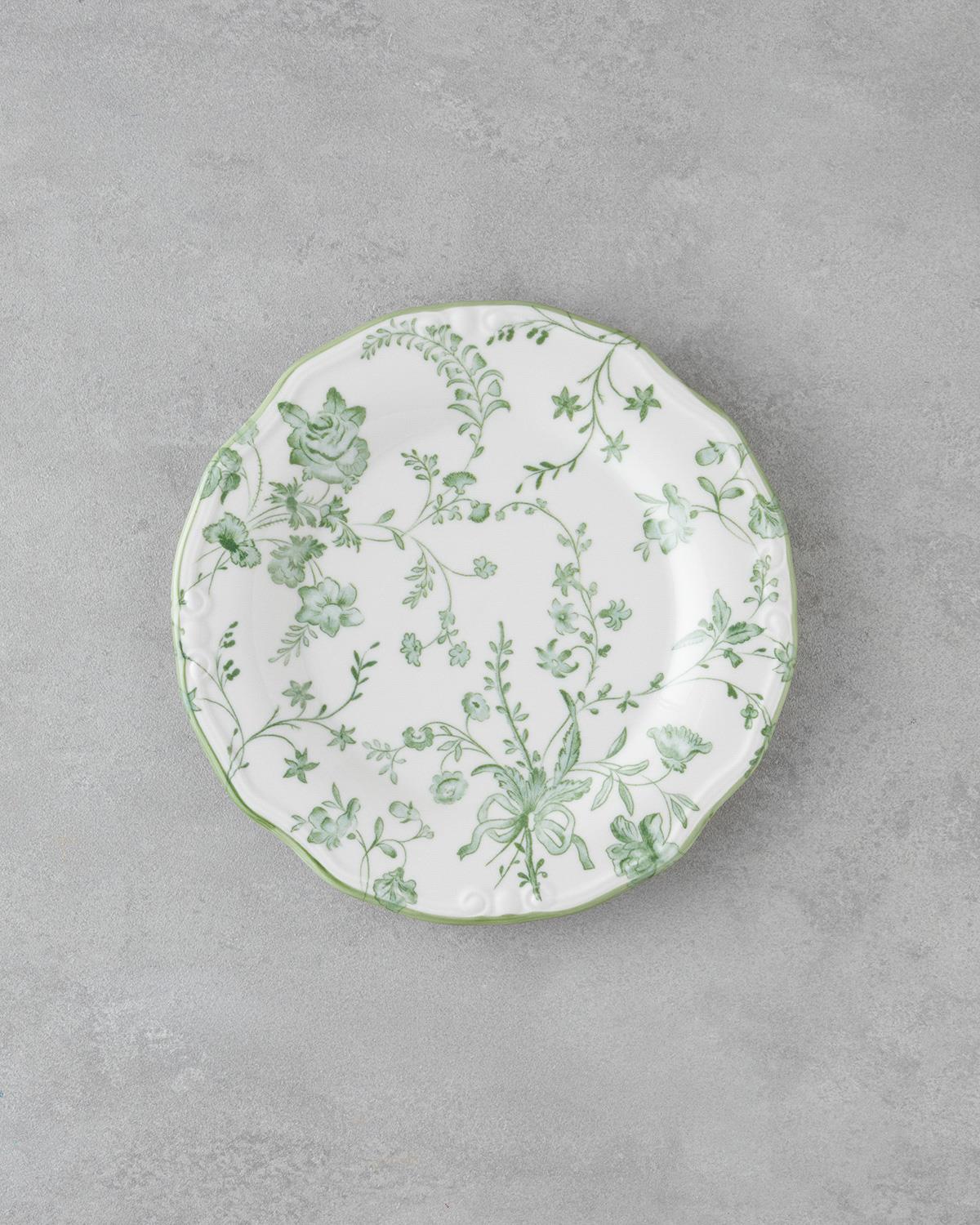 Plantopia Porselen Yemek Takımı 24 Parça 6 Kişilik Yeşil