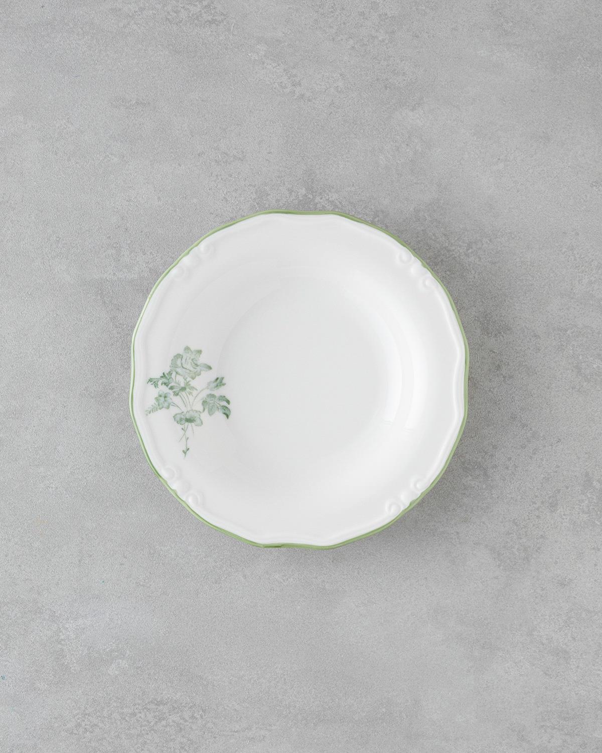 Plantopia Porselen Yemek Takımı 24 Parça 6 Kişilik Yeşil