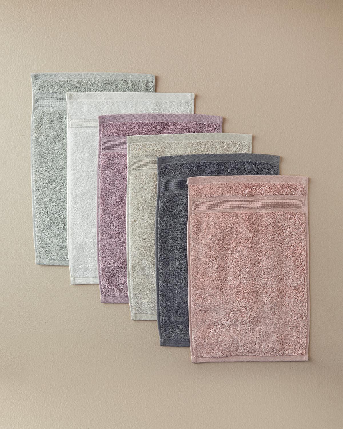 Poffy Soft-Premium Pamuklu El Havlusu Lila