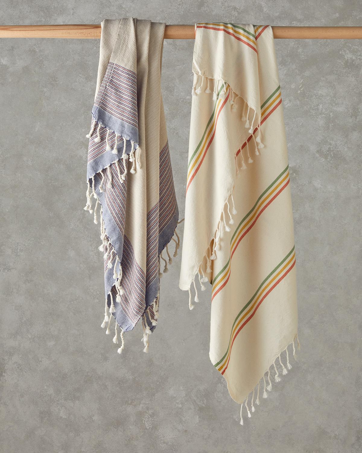 Porte Pamuklu Peştamal 90x150 cm Açık Bej