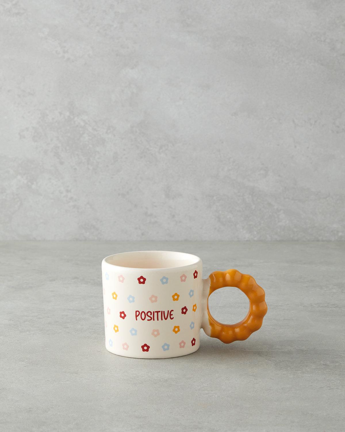Positive Seramik Kupa 260 ml Renkli
