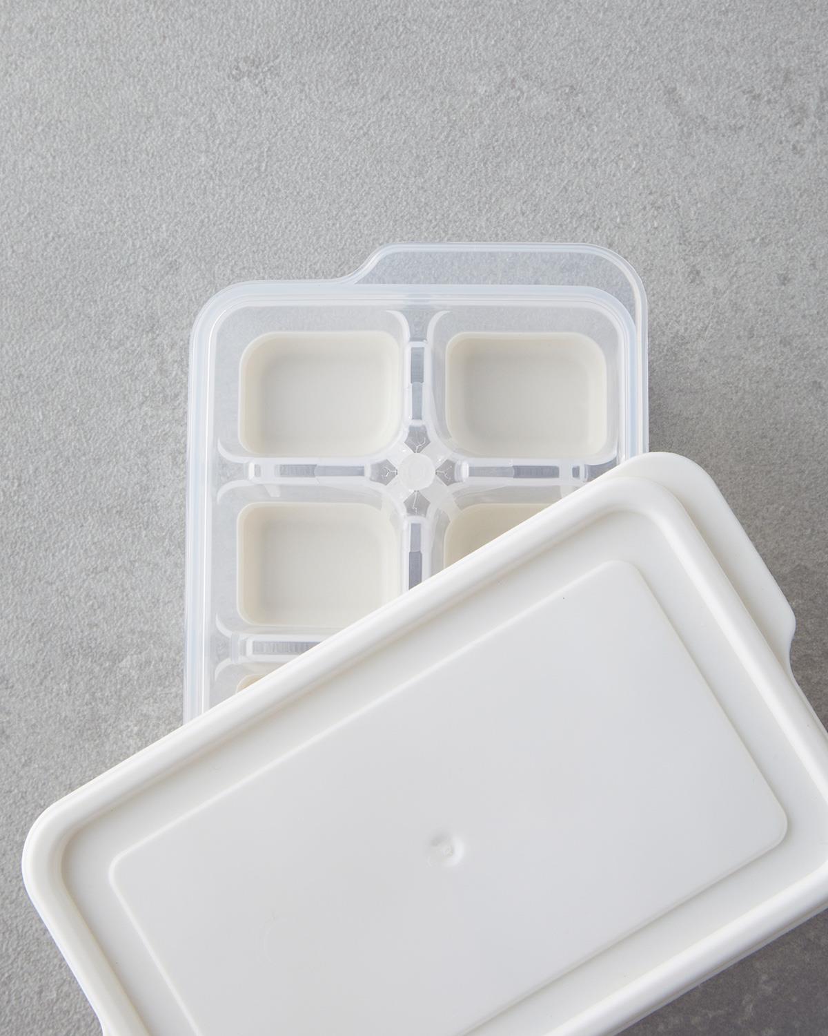 Posuda Plastik 3’lü Mini Buz Kalıbı 7 x 12,5 x 3,5 cm Krem