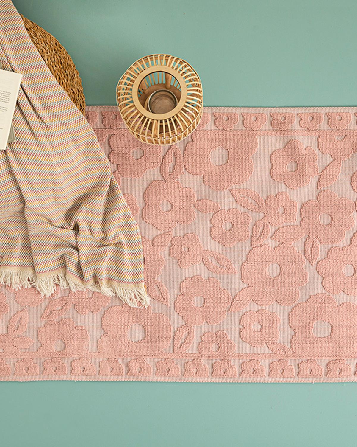 Poulla Pamuklu Kilim Pudra