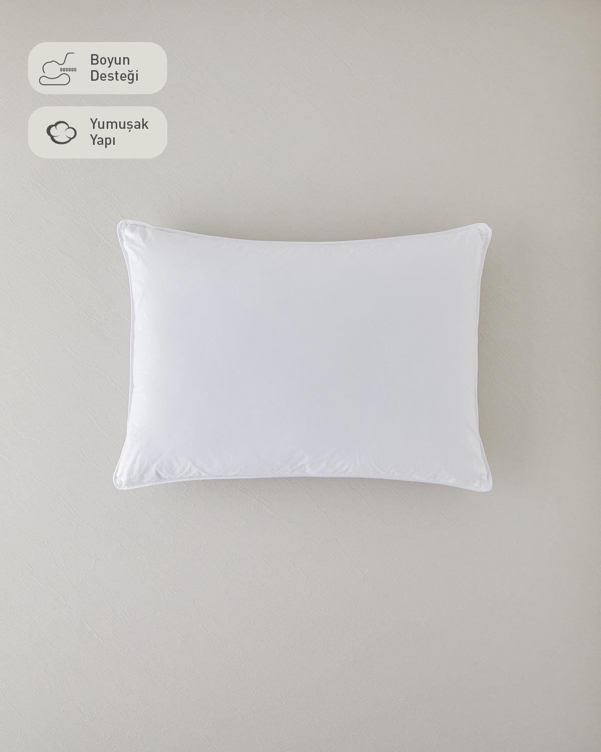 Premium Mikrojel Yastık Beyaz