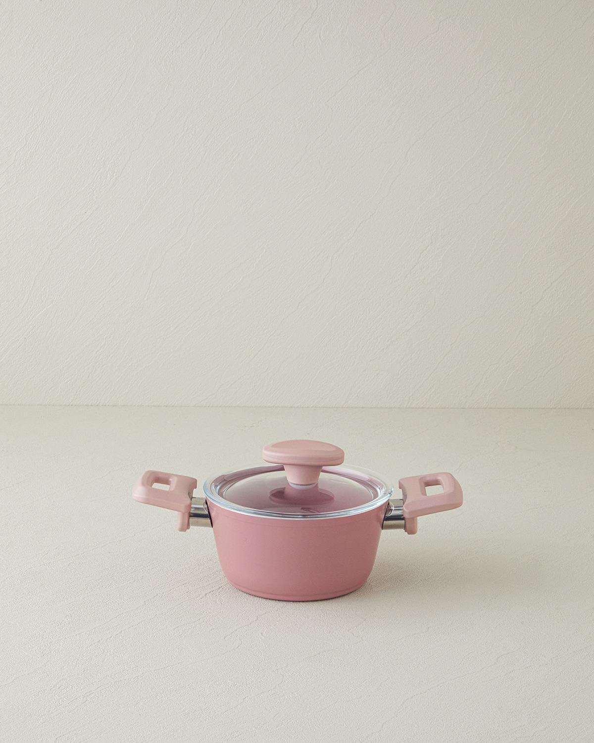 Pretty Premium Mini Tencere 14 cm Pembe