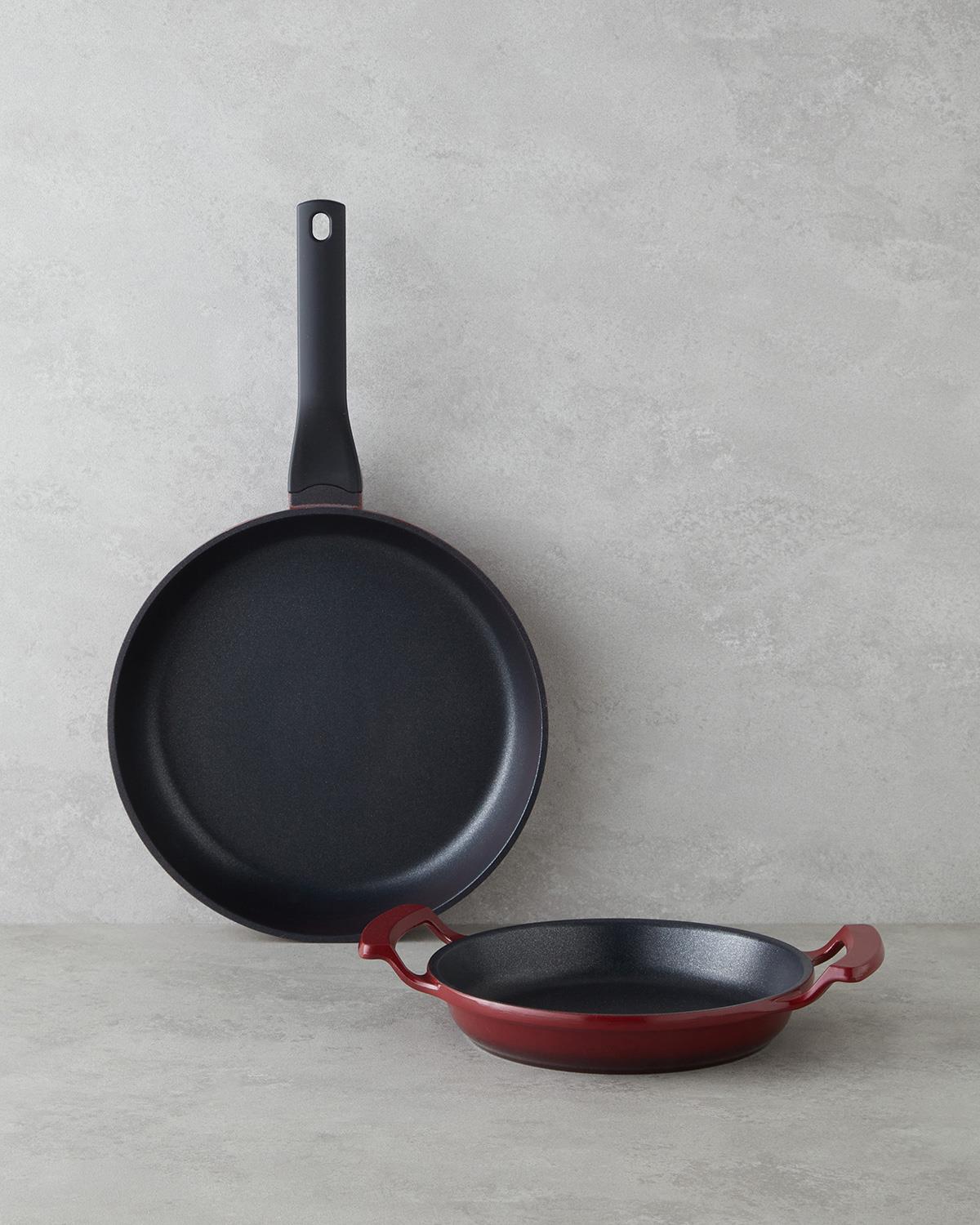 Prime Blush Premium Tava Seti 20-26 cm Bordo