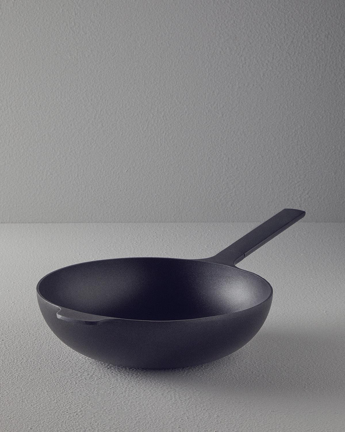 Prime Döküm Wok Tava Siyah
