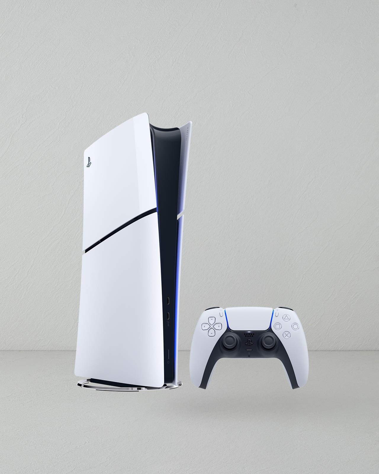 PS5 Slim Digital DualSense Tek Konsollu PLAYSTATION Beyaz