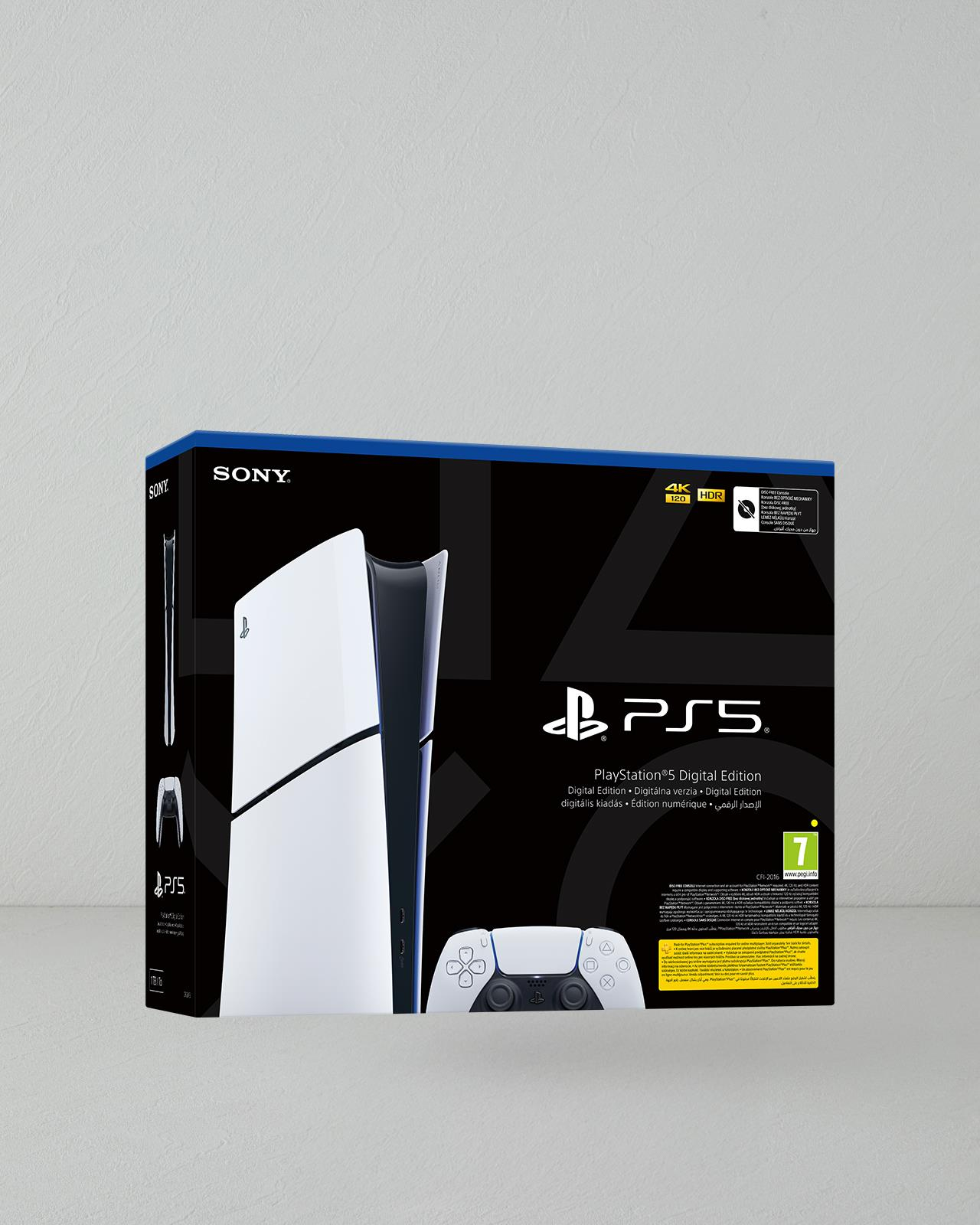 PS5 Slim Digital DualSense Tek Konsollu PLAYSTATION Beyaz