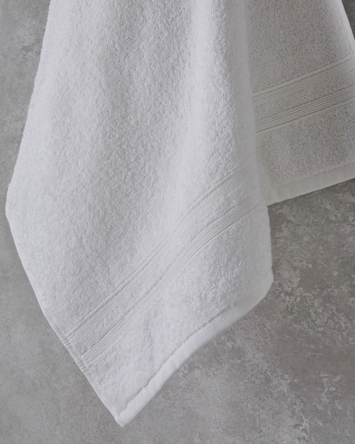 Pure Basic Pamuk Yüz Havlusu 50x90 cm Beyaz