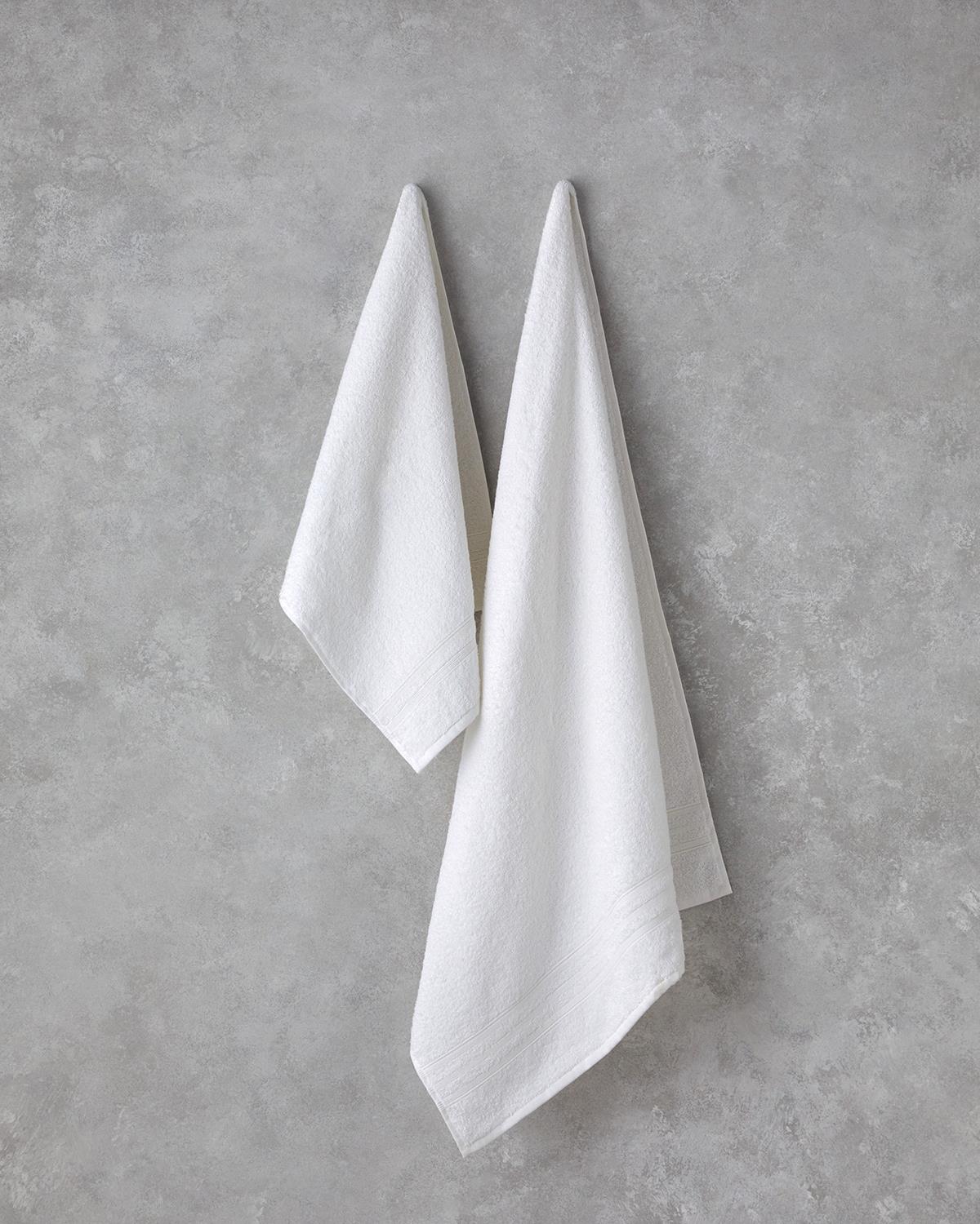 Pure Basic Pamuk Yüz Havlusu 50x90 cm Beyaz