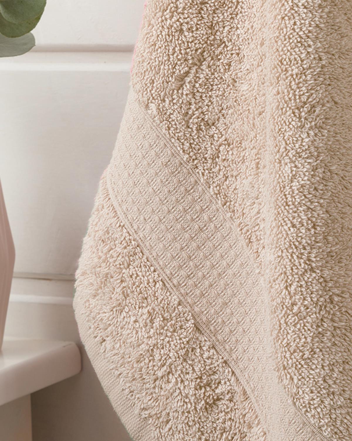 Pure Basic Pamuk Yüz Havlusu Açık Kahverengi