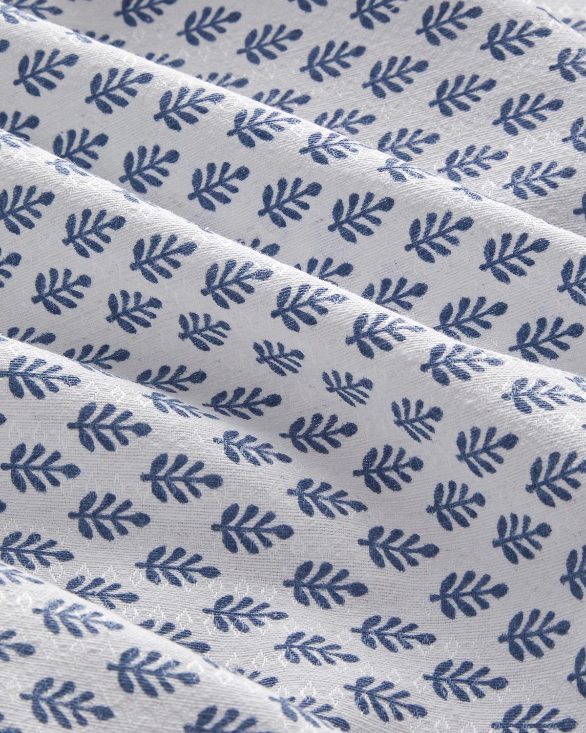 Pure Leaves Ecosoft Çift Kişilik Pike 200x220 cm Mavi