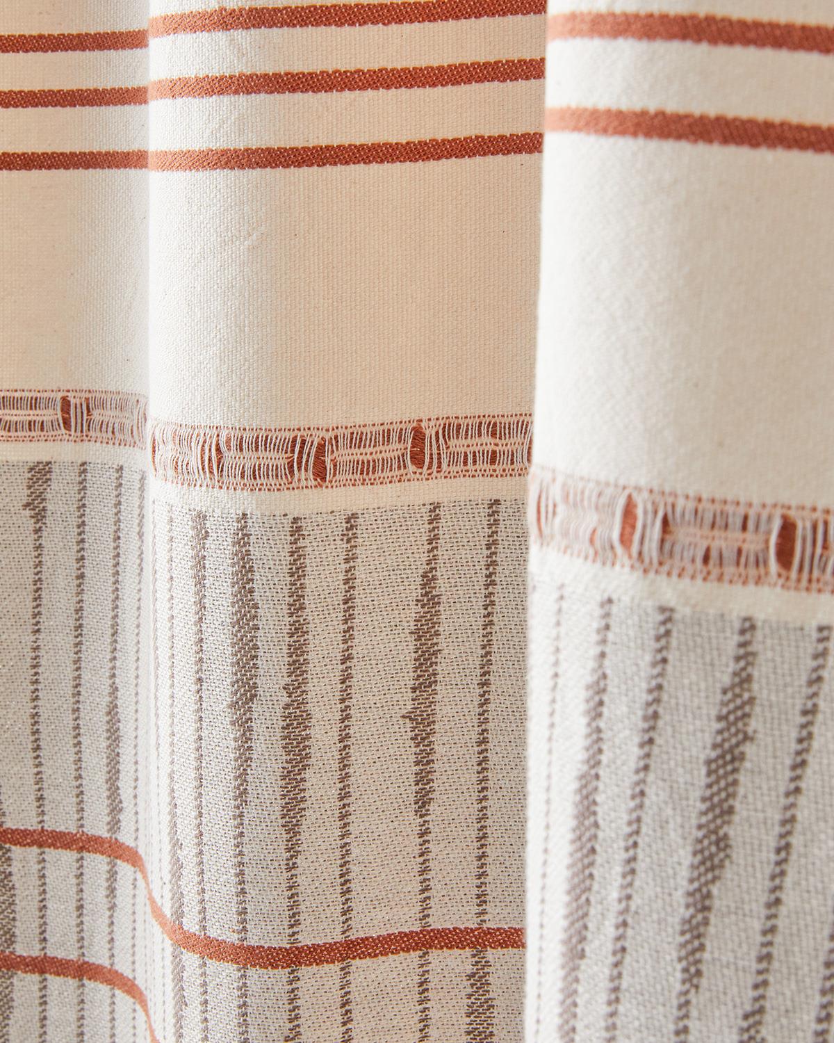 Pure Natural Pamuklu Peştamal 90x150 cm Açık Bej-Kiremit