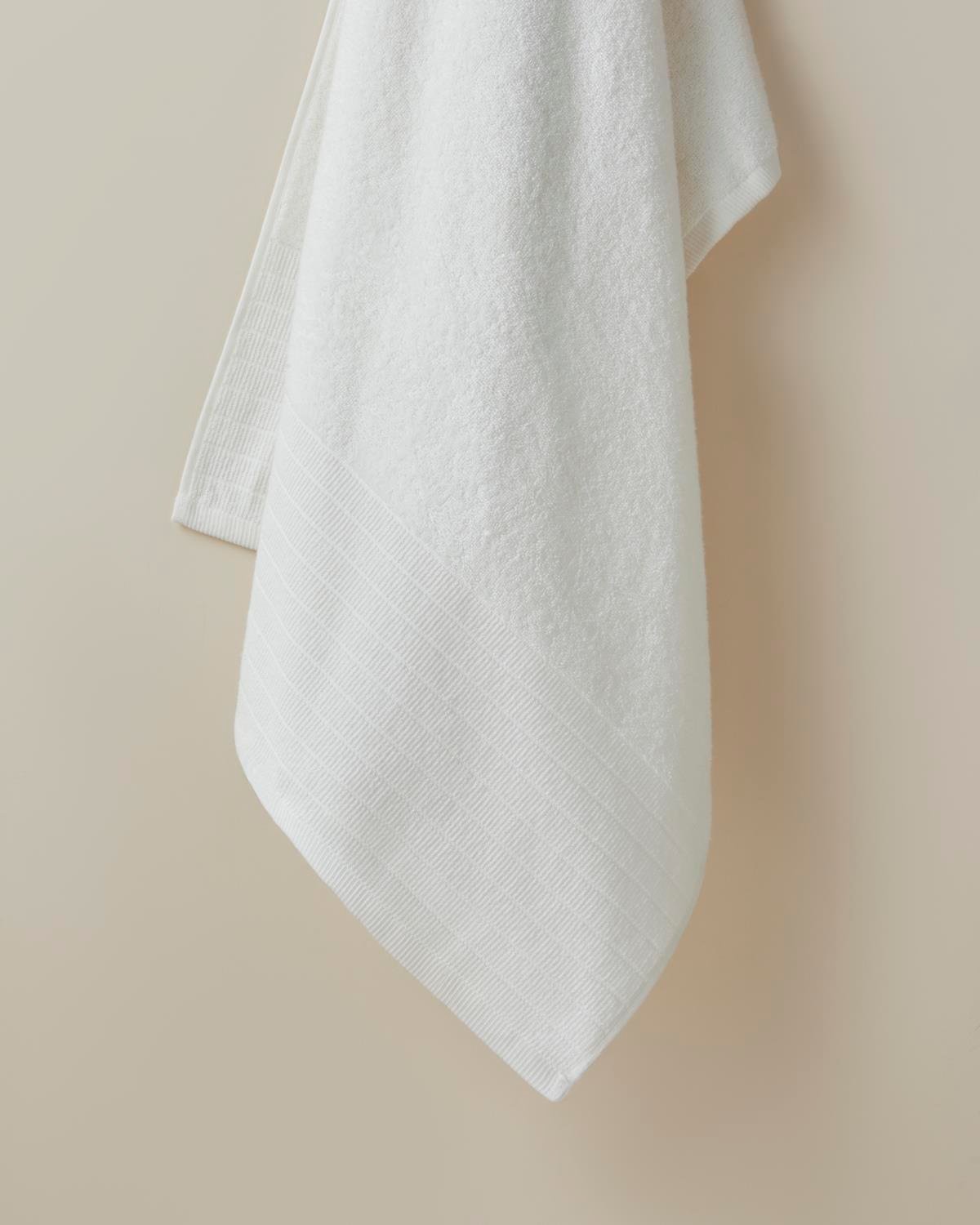 Pure Pamuk Banyo Havlusu 70x140 cm Beyaz