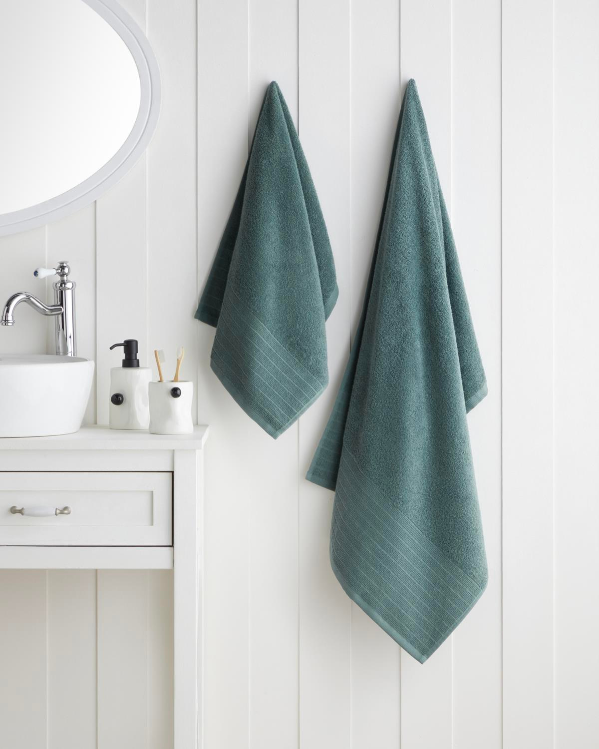 Pure Pamuk Banyo Havlusu 70x140 cm Yeşil