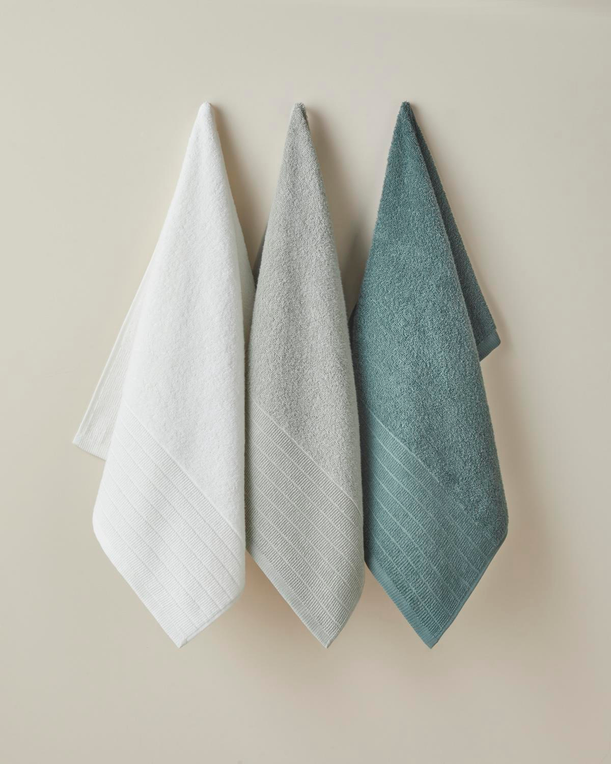 Pure Pamuk Yüz Havlusu 50x80 cm Beyaz