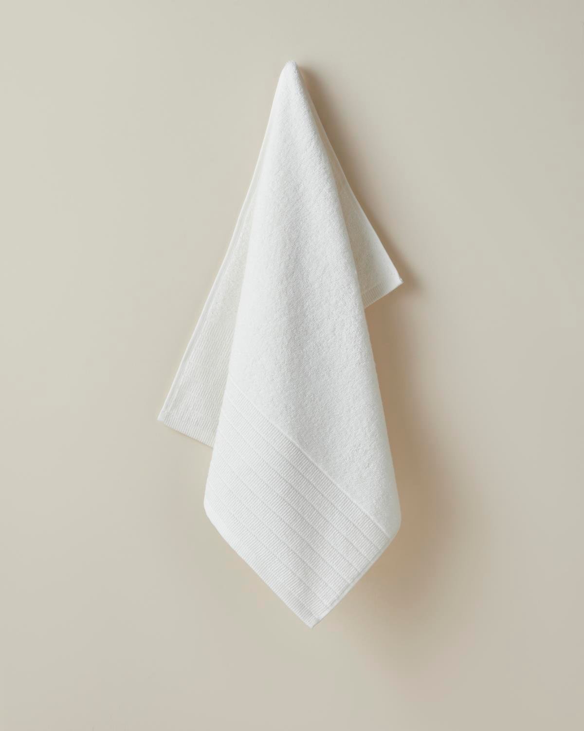 Pure Pamuk Yüz Havlusu 50x80 cm Beyaz