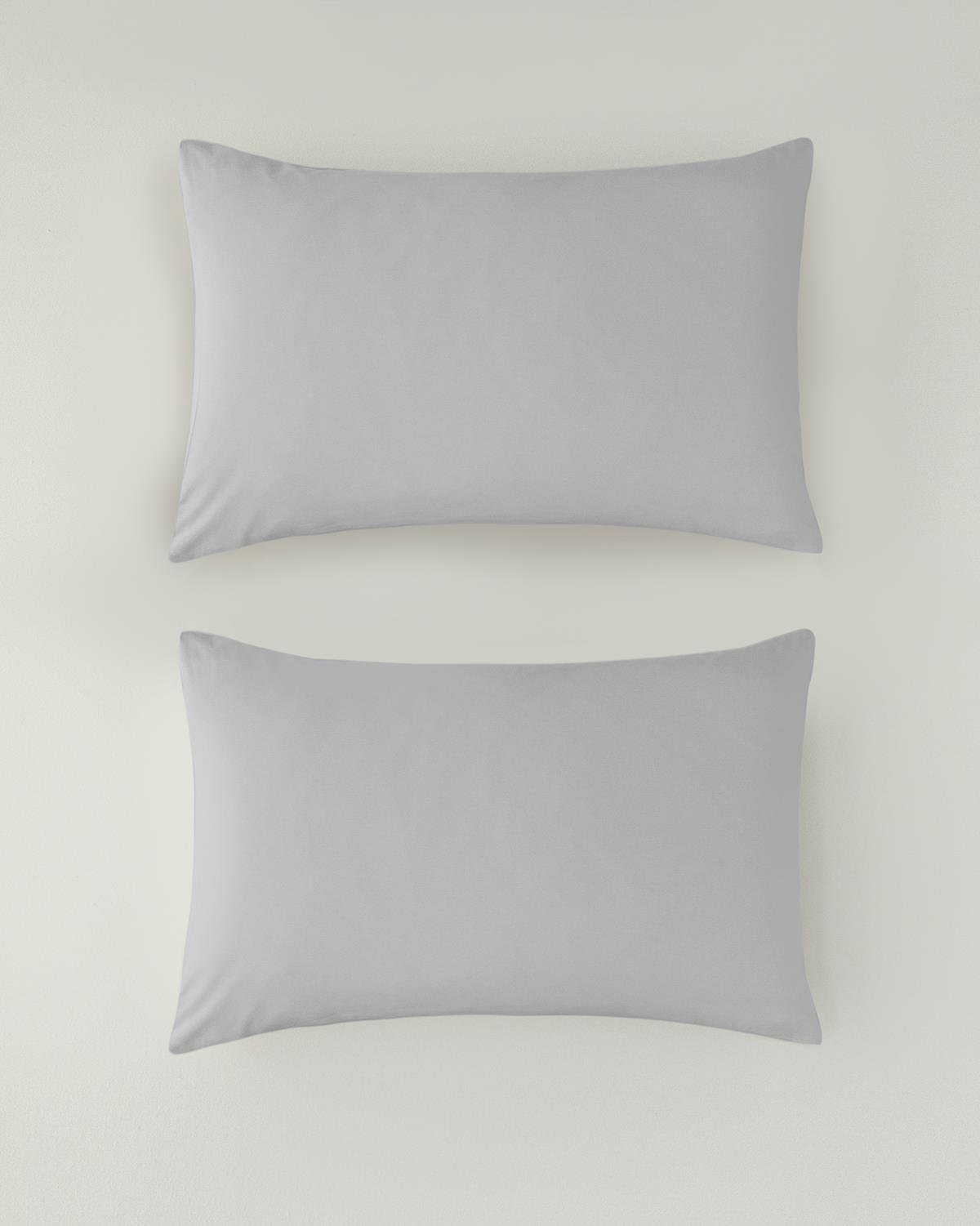 Pure Pamuklu 2li Yastık Kılıfı 50x70 cm Çakıl Taşı
