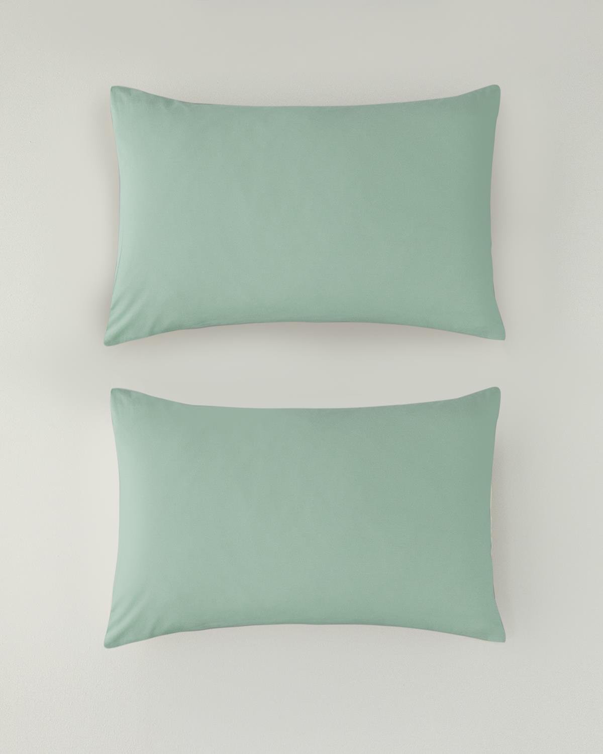 Pure Pamuklu 2li Yastık Kılıfı 50x70 cm Çağla Yeşili