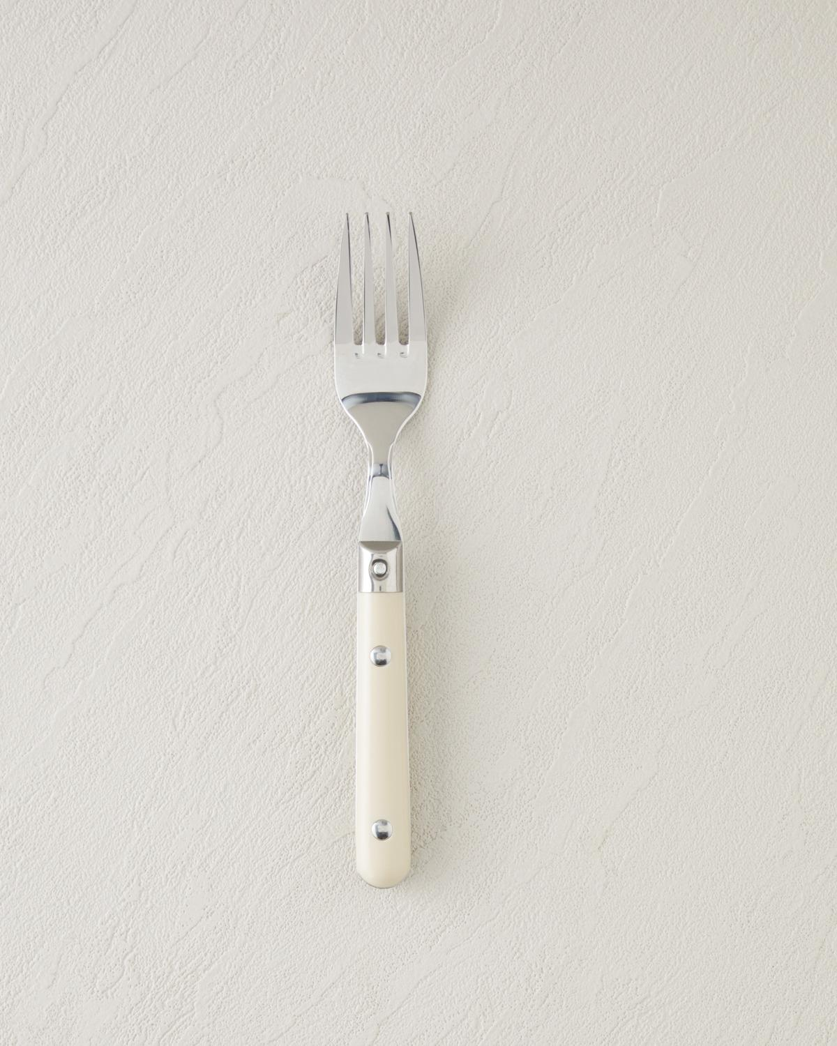 Pure Paslanmaz Çelik Çatal Kaşık Bıçak Tk. 18 Parça 6 Kişilik Krem