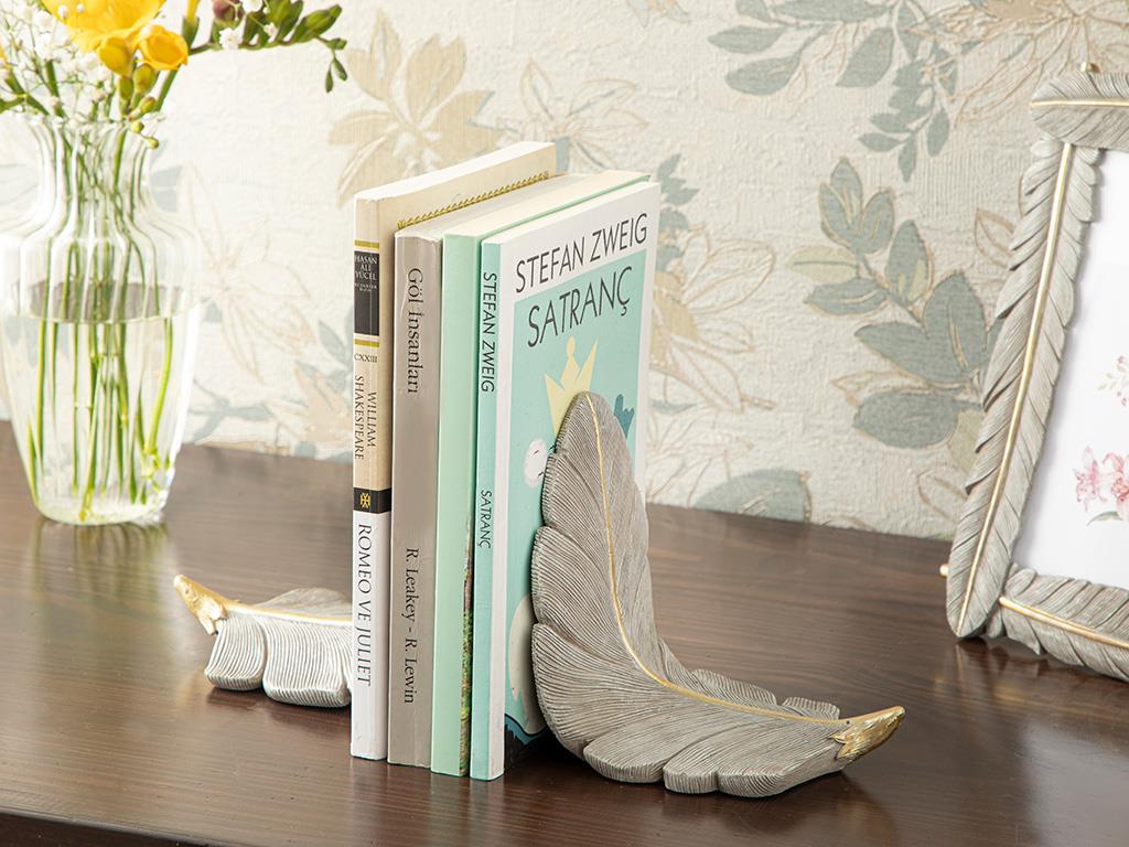 Pureness Kitap Tutucu Gold Bej